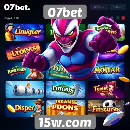 Tipos de jogos disponíveis na plataforma 07bet